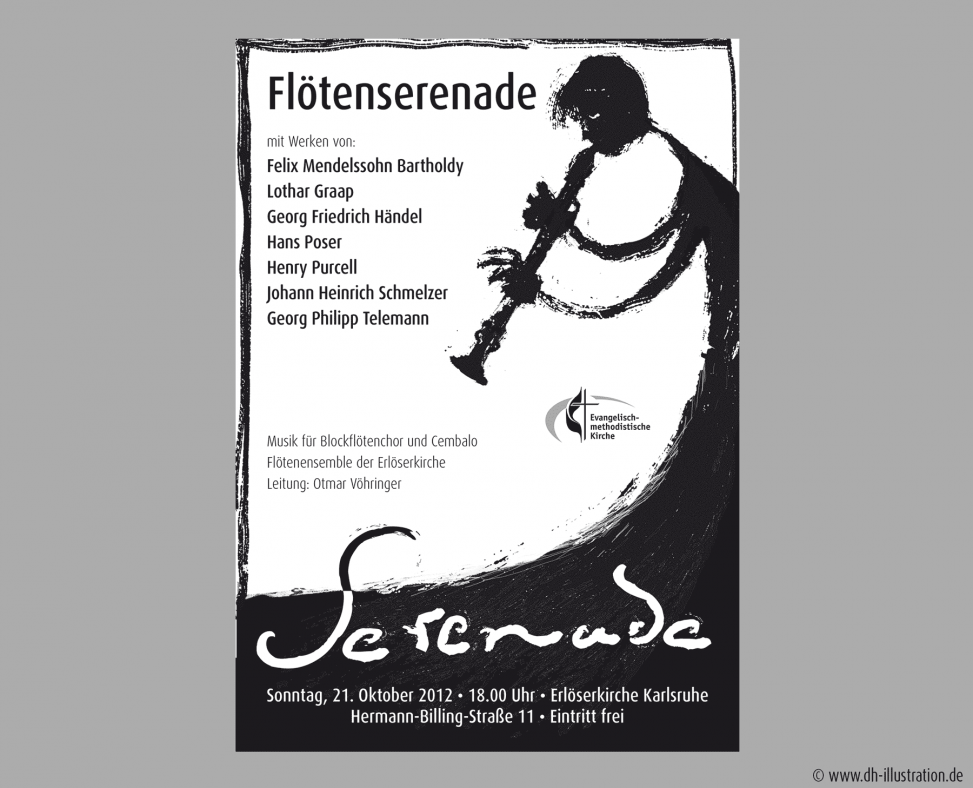 Plakat Floetenkonzert